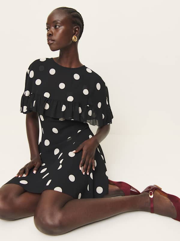 Zelena Dress - Moon Dot