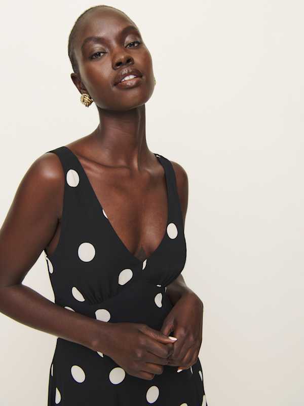 Zelena Dress - Moon Dot