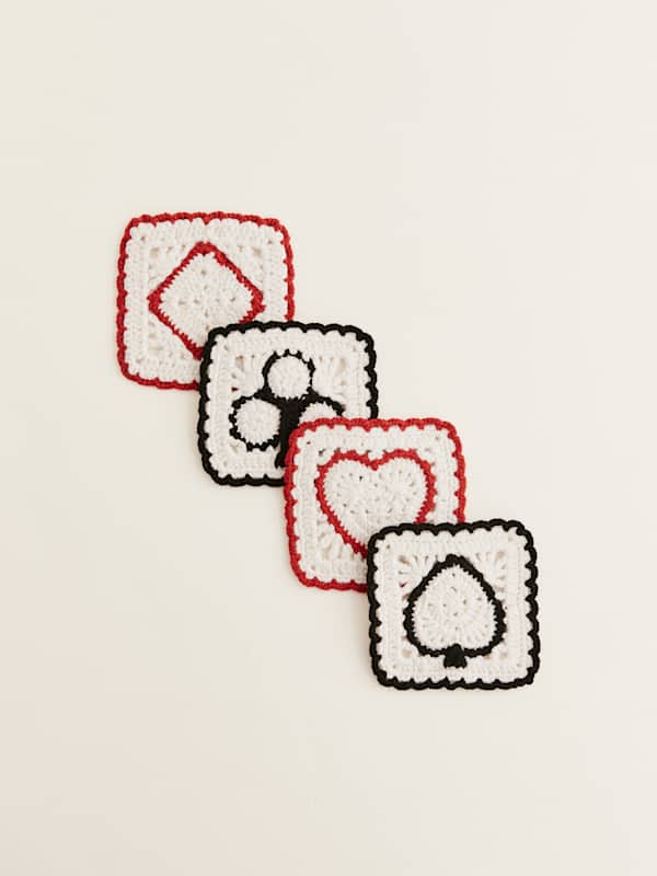 Aces Regenerative Wool Coasters - Arctic Multi
