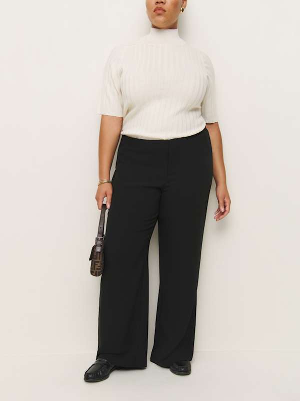 Vida Low Rise Pant Es - Black