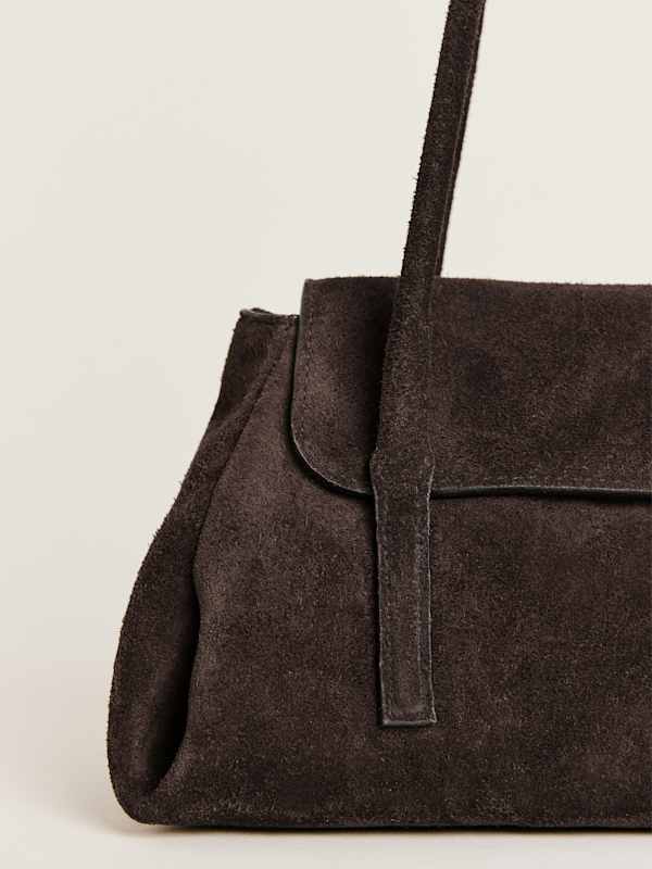 Small Caterina Top Handle - Boss Suede