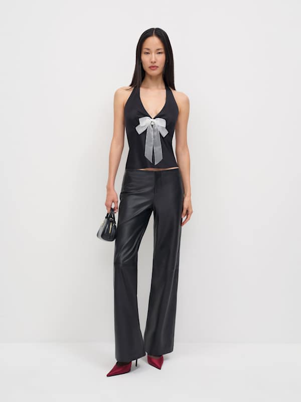 Clarissa Silk Top - Black