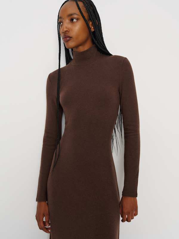 Cory Knit Dress - Mole