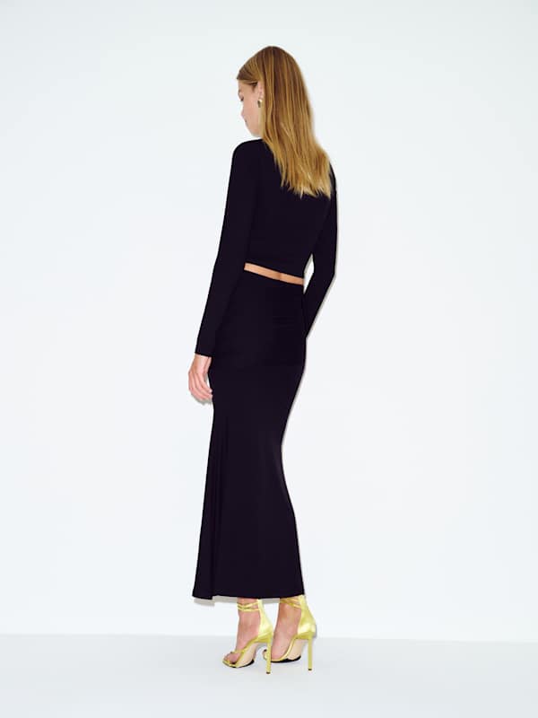 Emi Knit Two Piece - Black