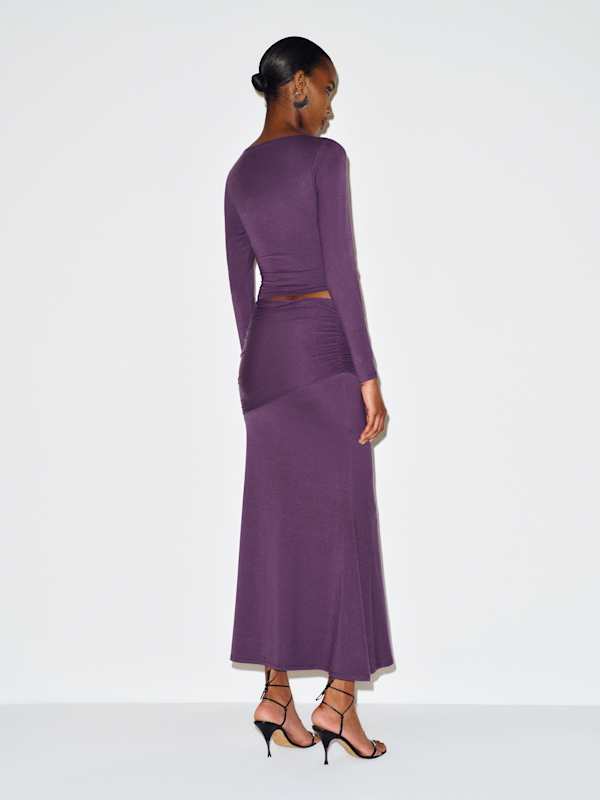 Emi Knit Two Piece - Crushed Violet