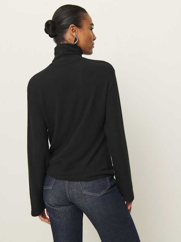 Anya Knit Top - Black