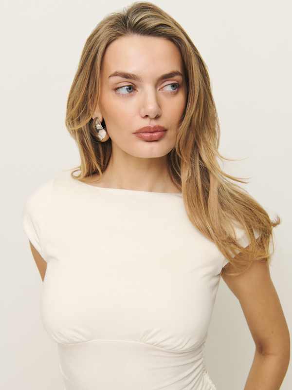 Madelyn Knit Top - Fior Di Latte