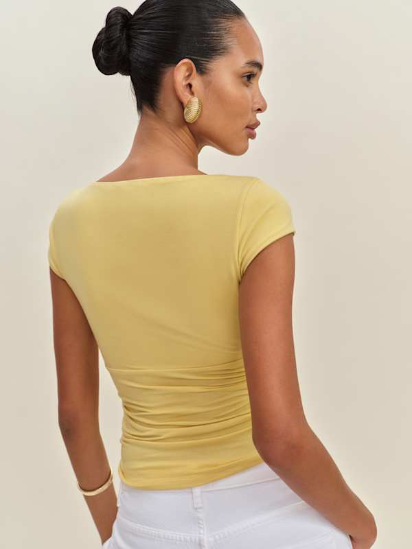 Madelyn Knit Top - Sunshine