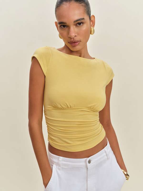 Madelyn Knit Top - Sunshine
