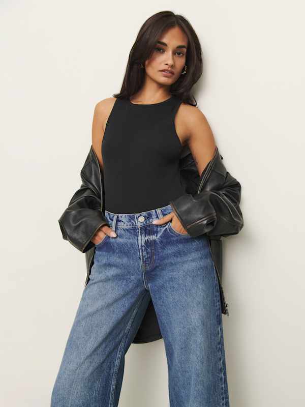 Leni Knit Bodysuit - Black