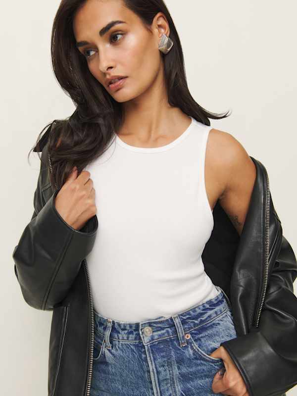 Leni Knit Bodysuit - White