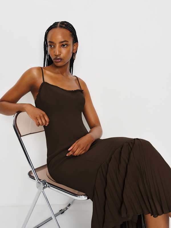 Petites Aiko Dress - Mole