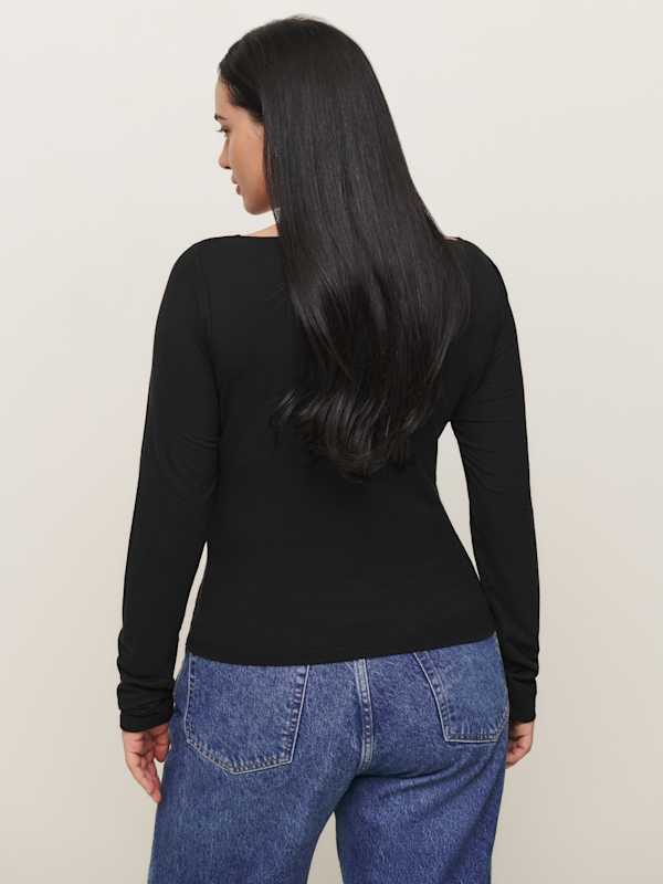Wiley Knit Top Es - Black