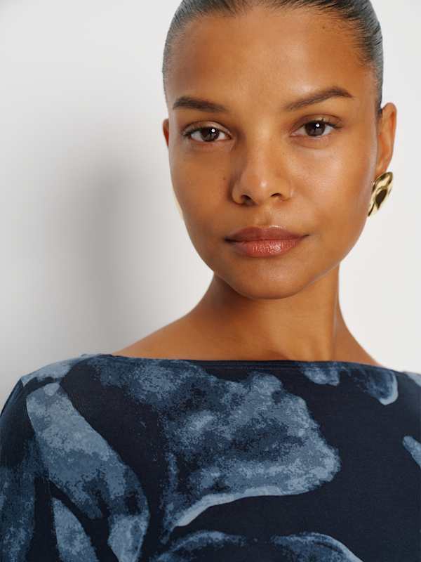 Wiley Knit Top Es - Midnight Rose