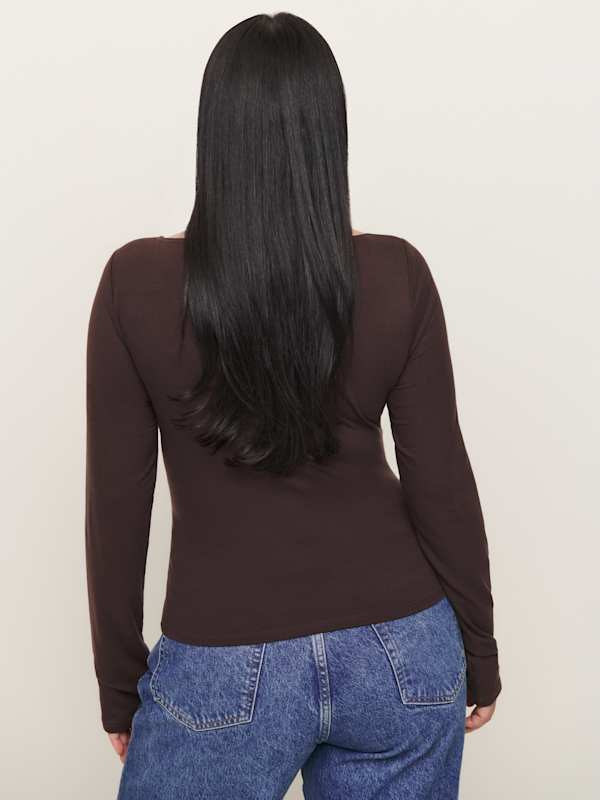 Wiley Knit Top Es - Mole