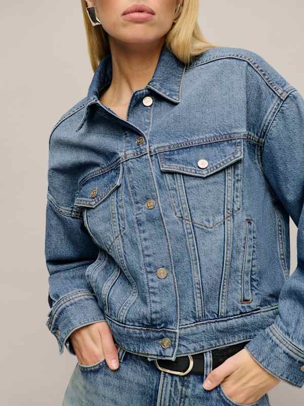 Rhodes Lived-in Denim Jacket - Nosara
