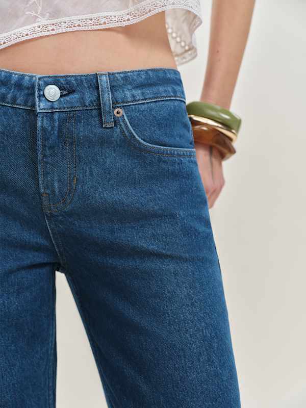 Charlee Low Rise Straight Leg Jeans - Cleary