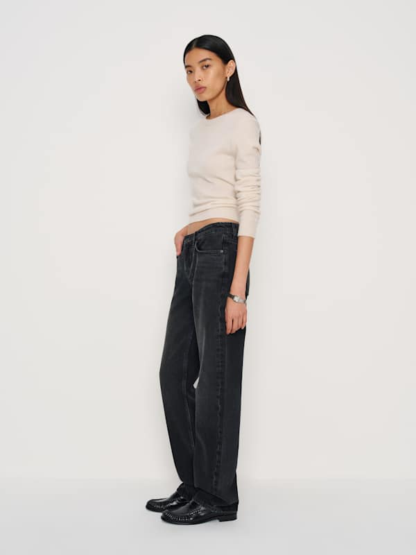 Charlee Low Rise Straight Leg Jeans - Faro