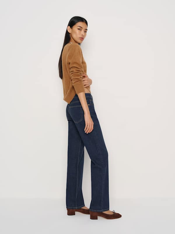 Charlee Low Rise Straight Leg Jeans - George