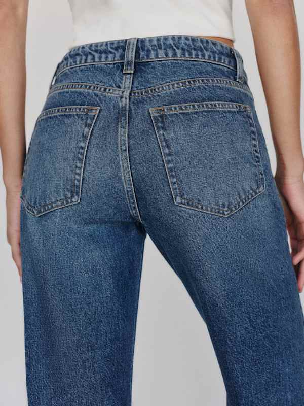 Charlee Low Rise Straight Leg Jeans - Maggiore Jacquard