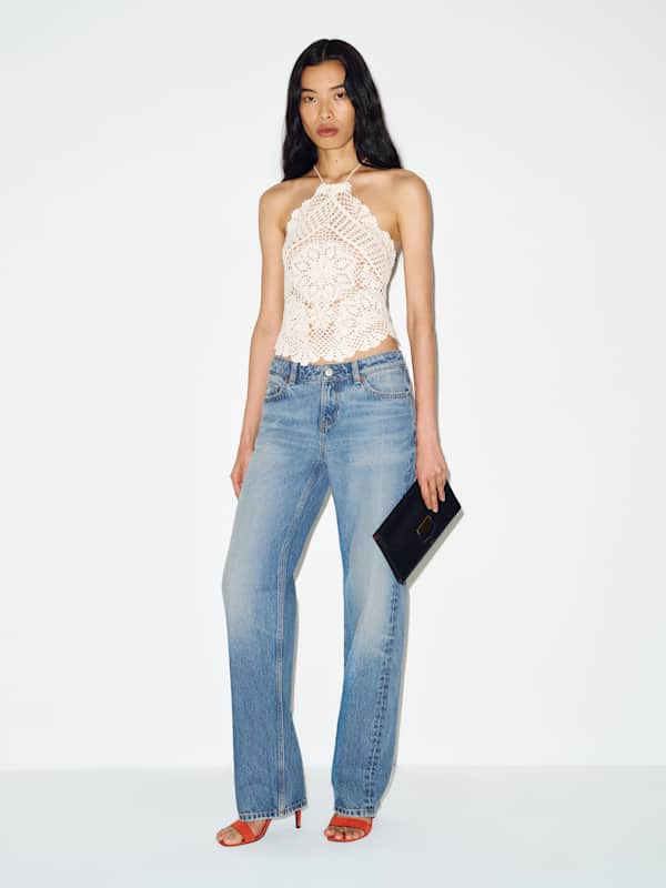 Charlee Low Rise Straight Leg Jeans - Maiori