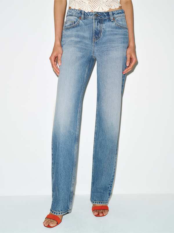 Charlee Low Rise Straight Leg Jeans - Maiori