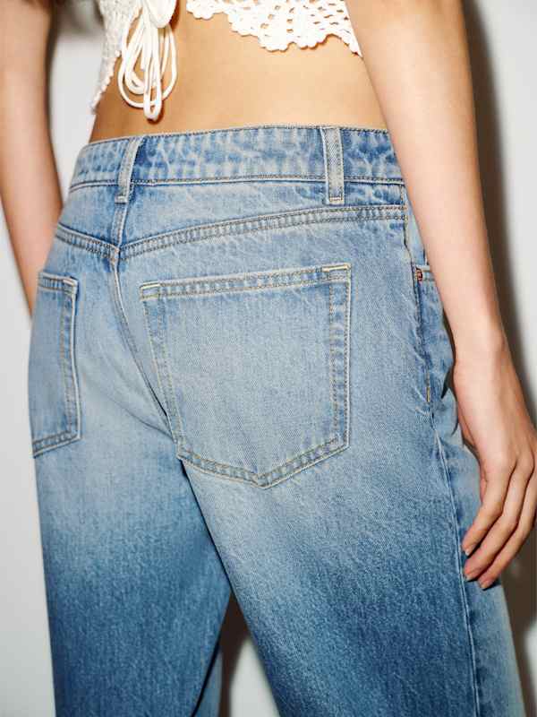 Charlee Low Rise Straight Leg Jeans - Maiori