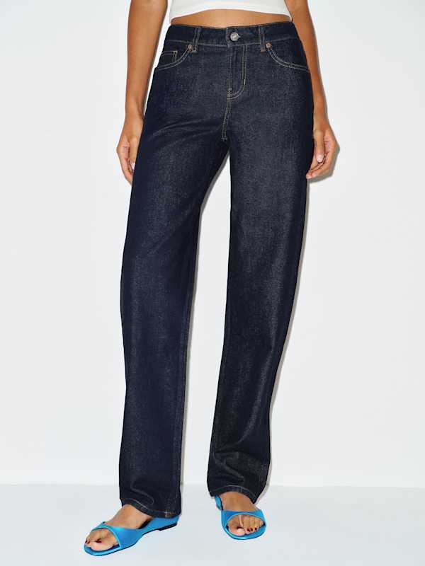 Charlee Low Rise Straight Leg Jeans - Ondine
