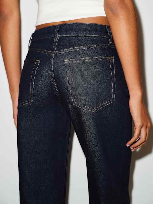 Charlee Low Rise Straight Leg Jeans - Ondine