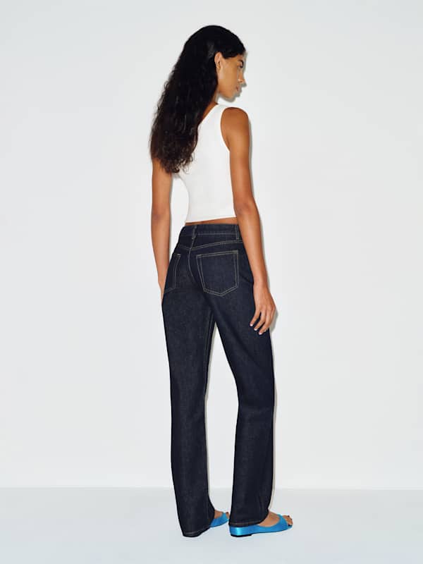 Charlee Low Rise Straight Leg Jeans - Ondine