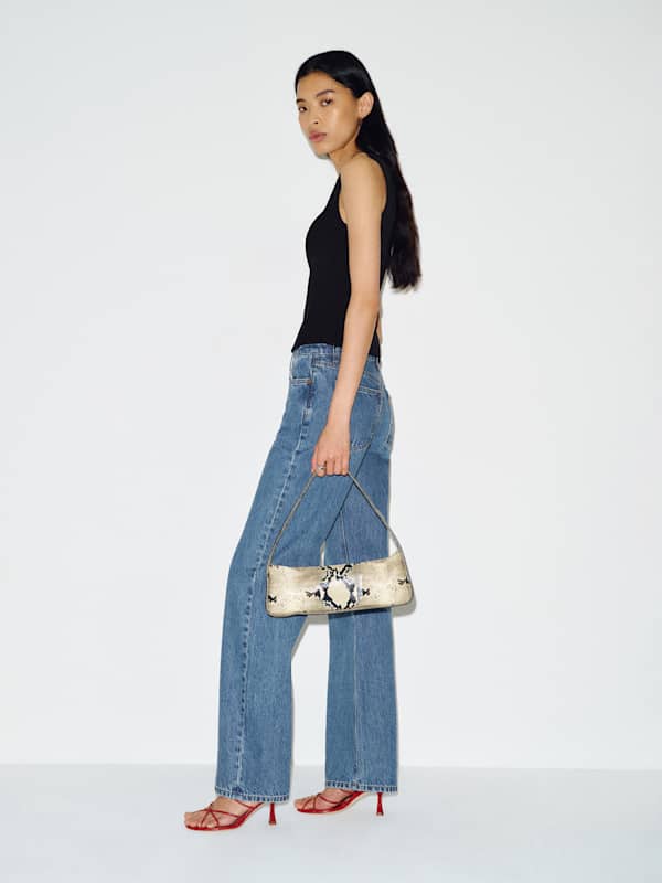 Charlee Low Rise Straight Leg Jeans - Shore