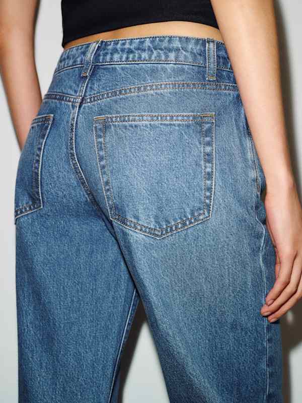 Charlee Low Rise Straight Leg Jeans - Shore