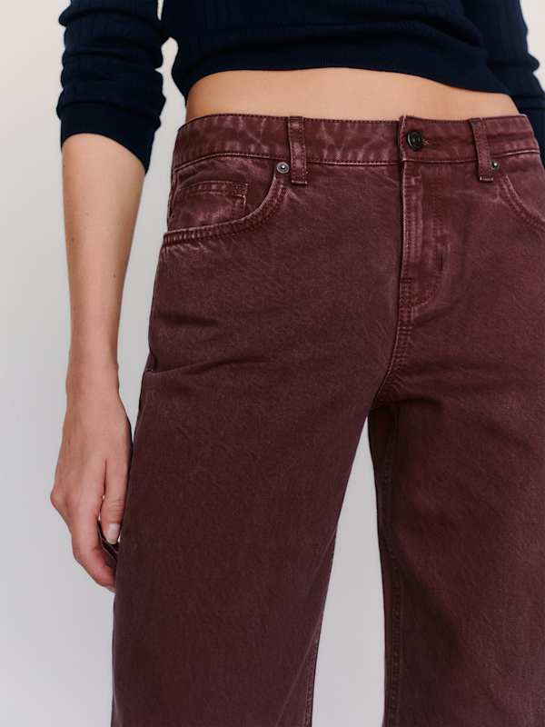 Charlee Low Rise Straight Leg Jeans - Urchin