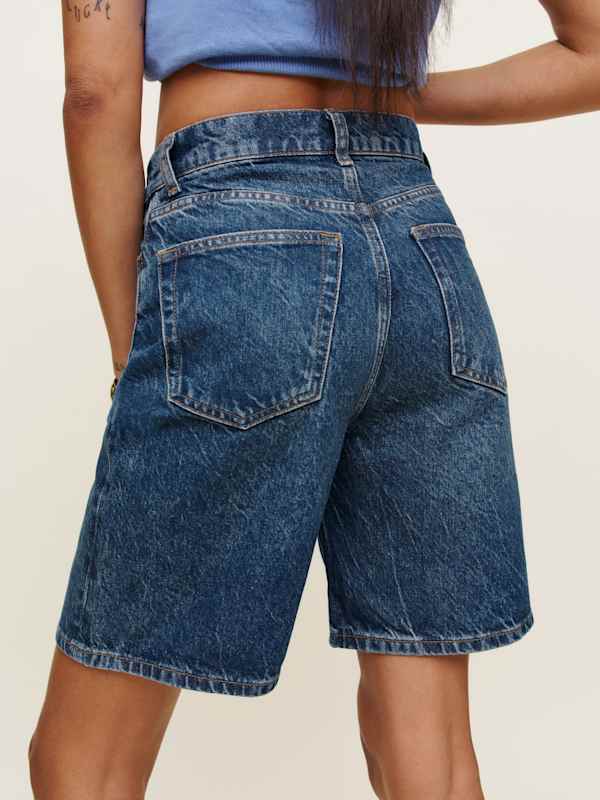 Hale High Rise 8&rdquo; Jean Shorts - Lanier