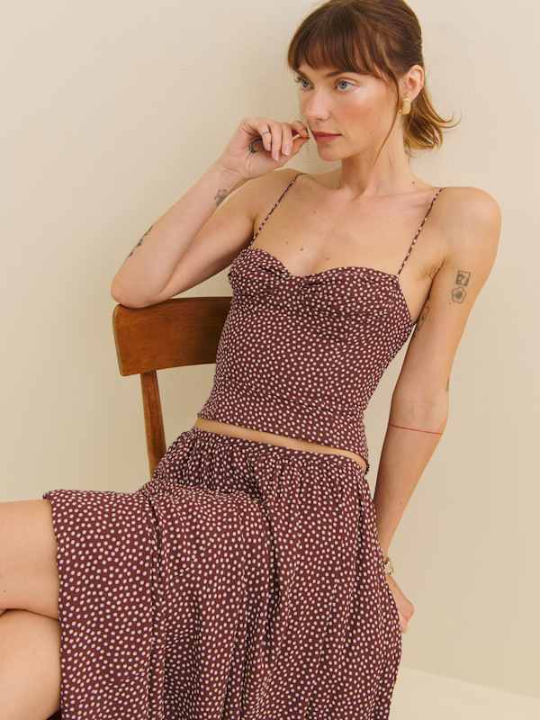 Pixie Top - Choco Dot