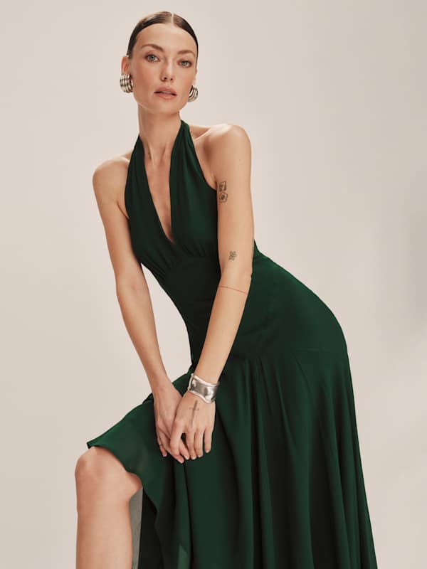 Briony Dress - Forest