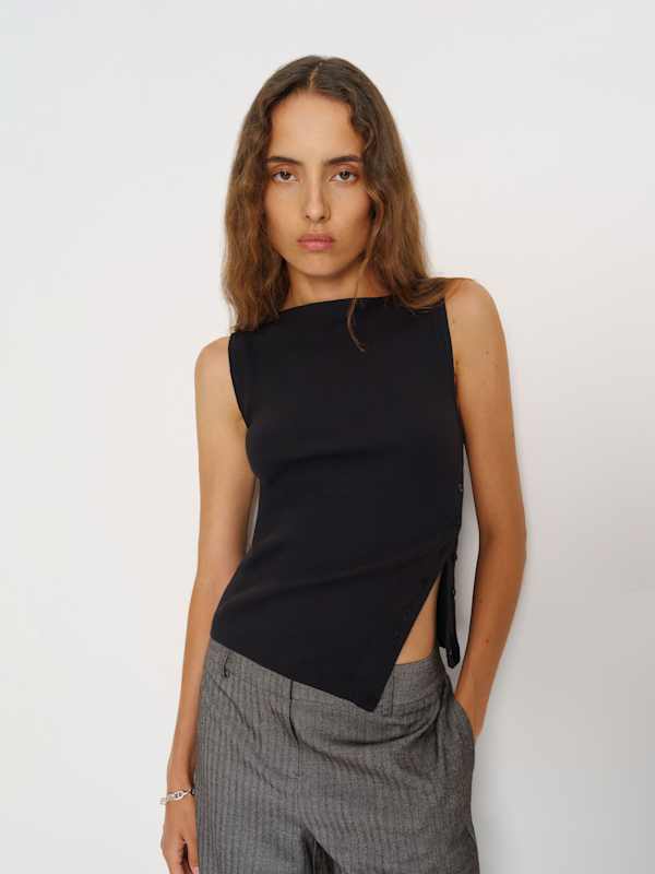 Hudson Knit Top - Black