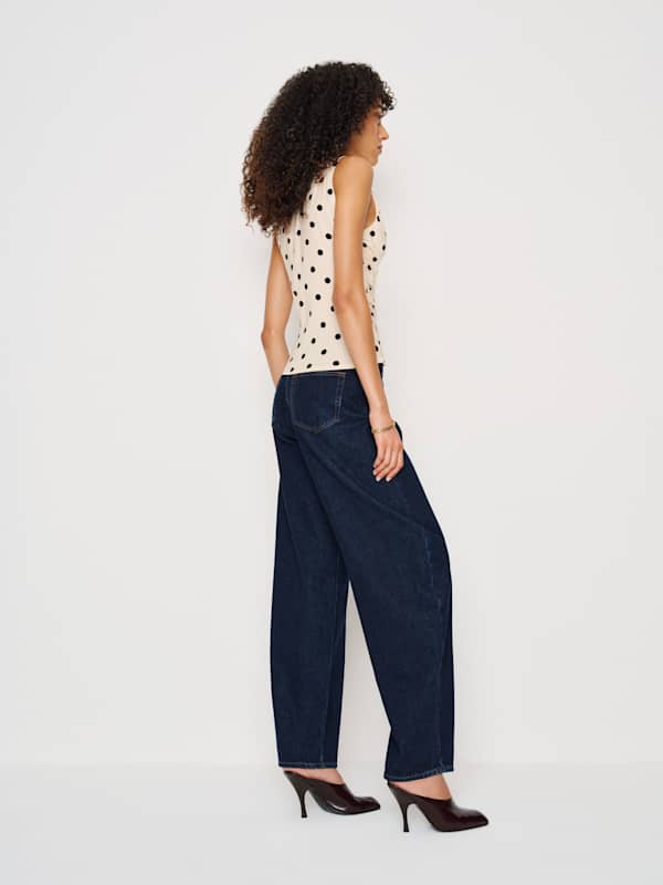 Marlo Knit Top - Sundae Dot