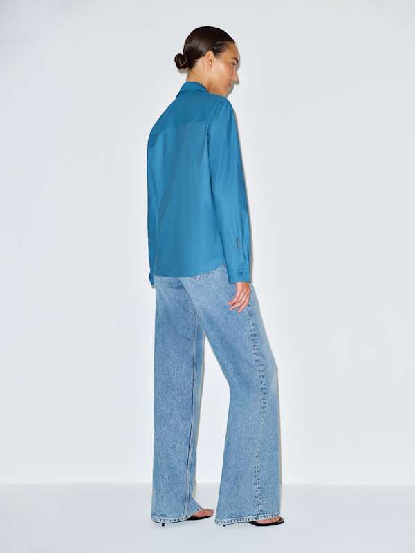 Chemise d&eacute;contract&eacute;e Alfie - Cerulean