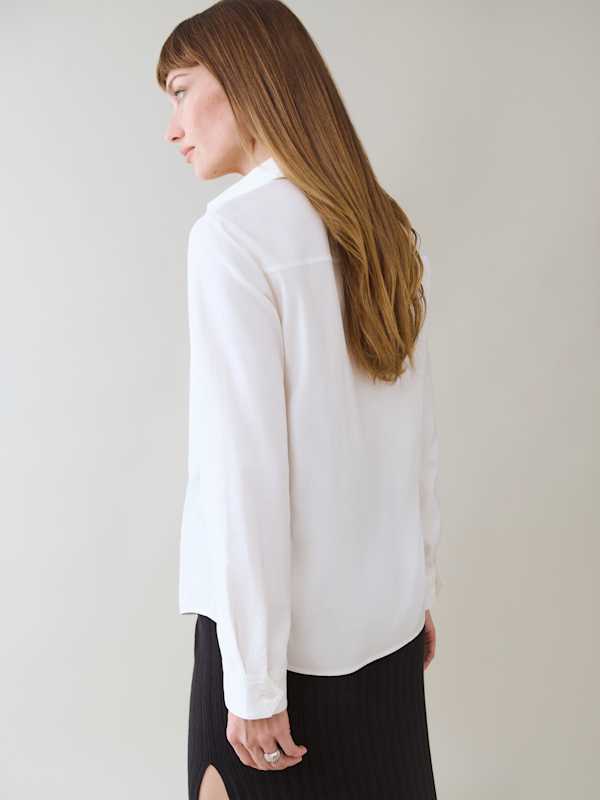 Alfie Relaxed Shirt - White