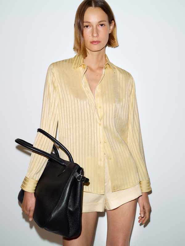 Chemise d&eacute;contract&eacute;e Alfie - Jaune