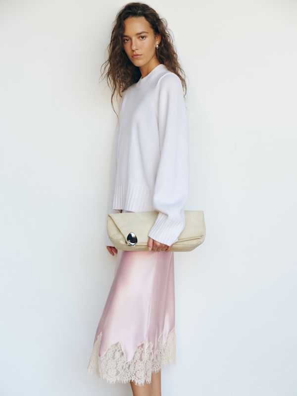 Carolina Silk Skirt - Cherry Blossom