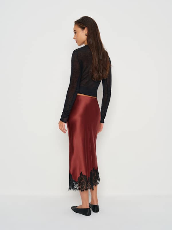 Carolina Silk Skirt - Romance