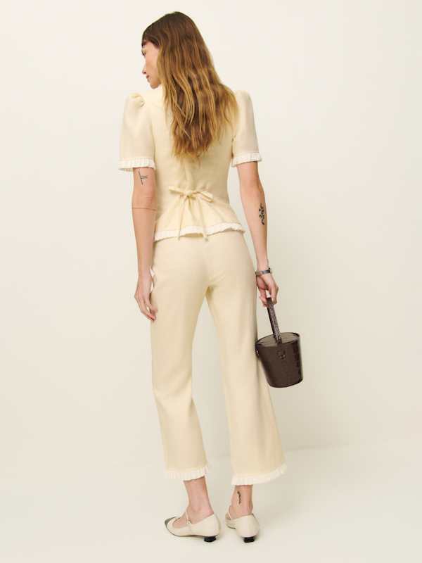 Lilibet Linen Two Piece - Sugar
