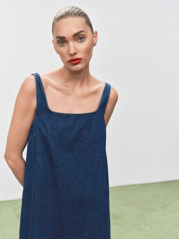 Myla Denim Mini Dress - Keila
