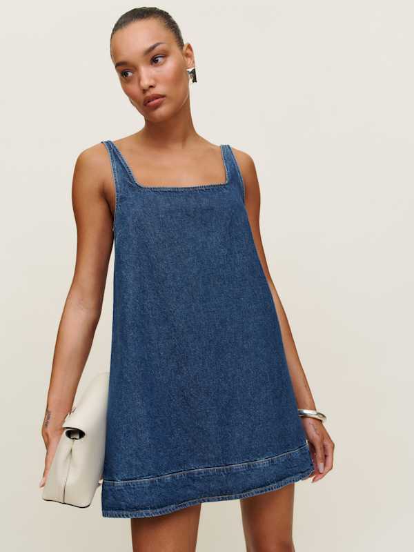 Myla Denim Mini Dress - Keila