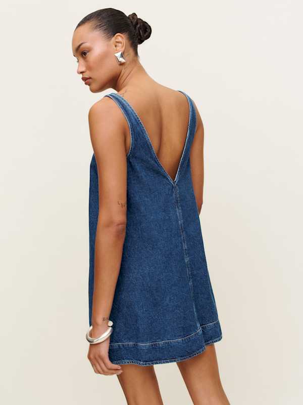 Myla Denim Mini Dress - Keila