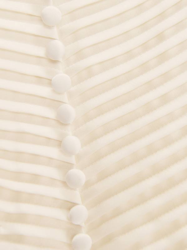 Arianwen Satin Dress - Fior Di Latte