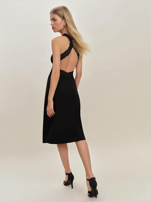 London Knit Dress - Black