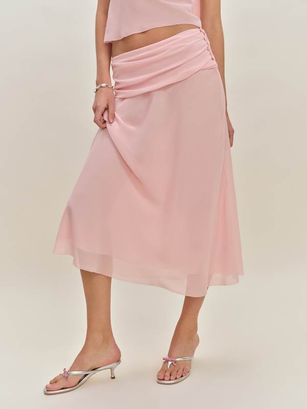 Olivia Low Waist Skirt - Sugar Blossom